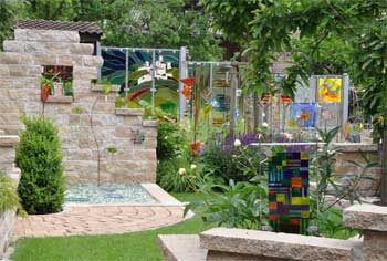 Der Glasgarten am Glasstadel in Oberrieden bei Altdorf Kreativ